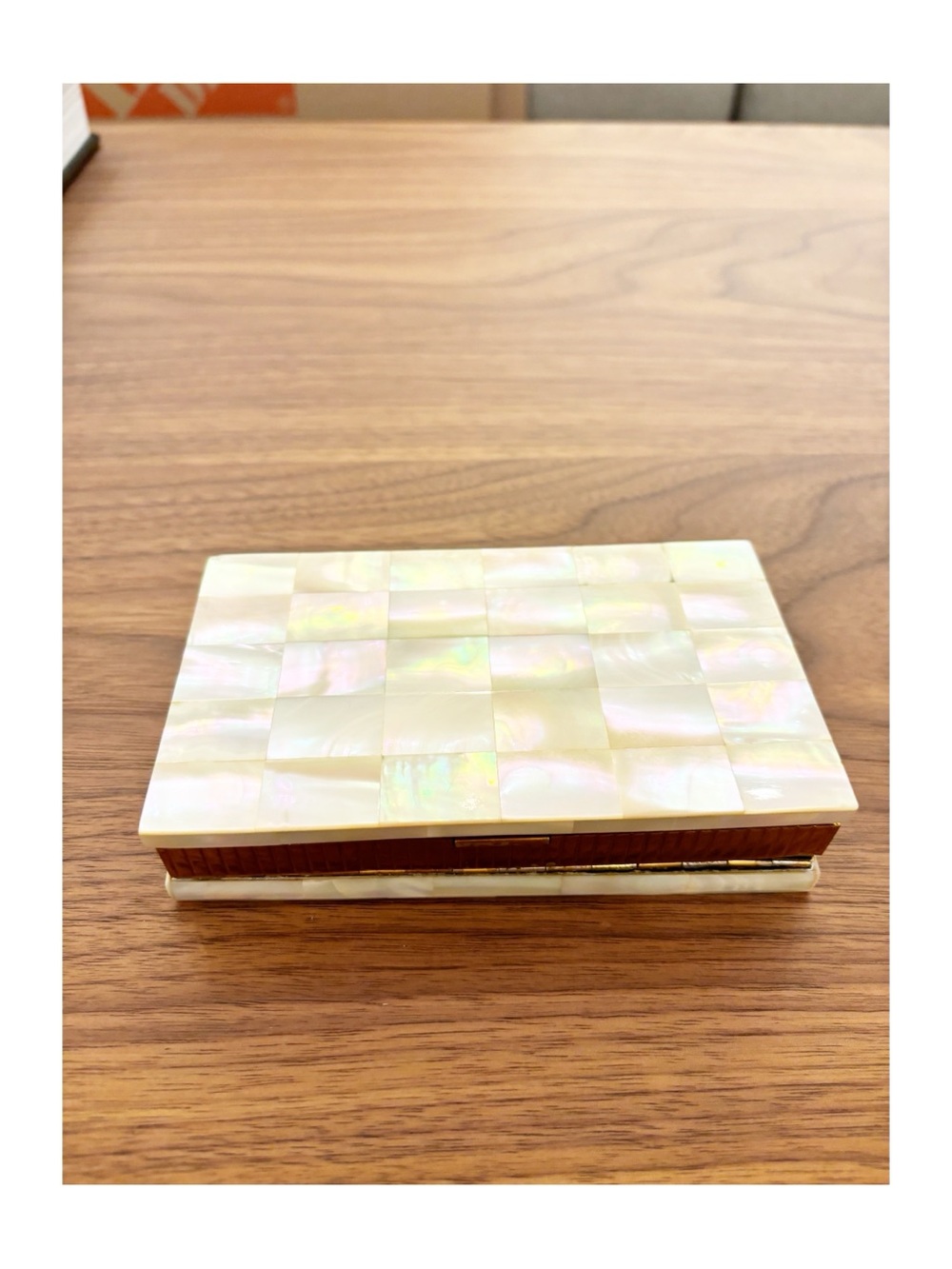 Vintage Evans Mother-of-Pearl Compact Clutch – Circa 1950s